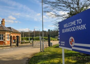 The Reading FC Bearwood Park Training Ground.