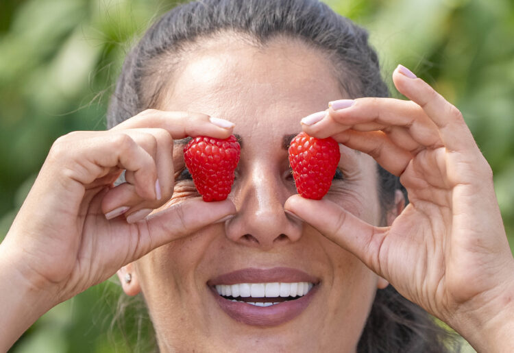 New season British raspberries are picked at Hall Hunter Farms in Wokingham borough. Pic: Ben Birchall/PA Media Assignments.