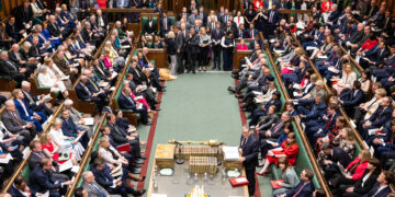 In the historic vote last week, MPs approved a bill. Pic: House of Commons.