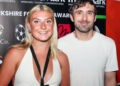 Referee of the Year Lola Pollard with event host Paul Watson. Photo: Darren Woolley.