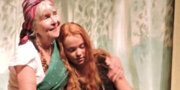Hazel Evans and Laura Buck in The Jungle Book