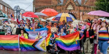 Colour us proud: Wokingham celebrated its LGBTQ+ community with Wokingham Pride on Saturday, July 8. Picture: Jake Clothier