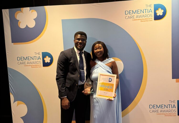 KK is delighted to have won the prestigious Dementia Care Award. Picture: Bluebird care group