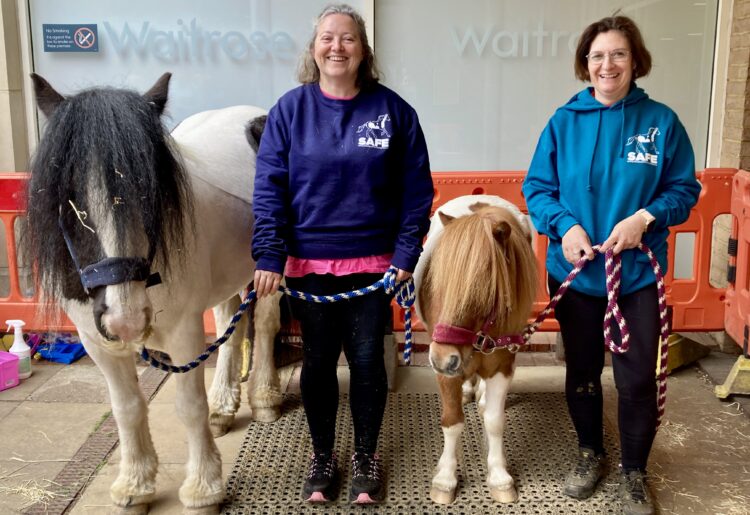 Luca and Seguro, SAFE mascots, helped to advertise the charity's summer fun day in July. Picture: Emma Merchant