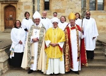 Three new deacons are beginning their ministry across Berkshire following their ordination at Christ Church Cathedral. Picture: Diocese of Oxford