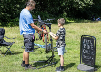 the summer bike bonanza. Pic: Stewart Turkington.