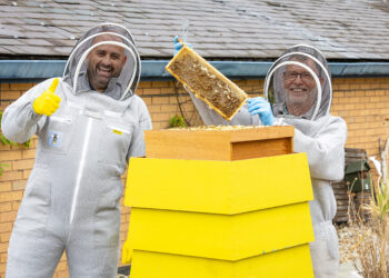 Steve Burnell, founder of Busy Bee Honey Company. Pic: Stewart Turkington.
