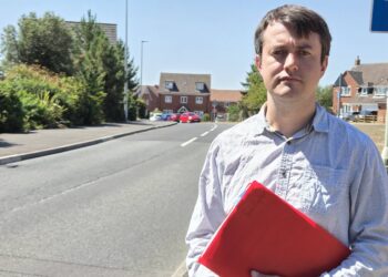 Cllr Andrew Gray is calling for action. Pic: Wokingham Labour.