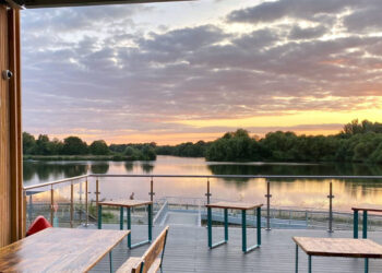 Sunset at Dinton Pastures. Pic; WBC.