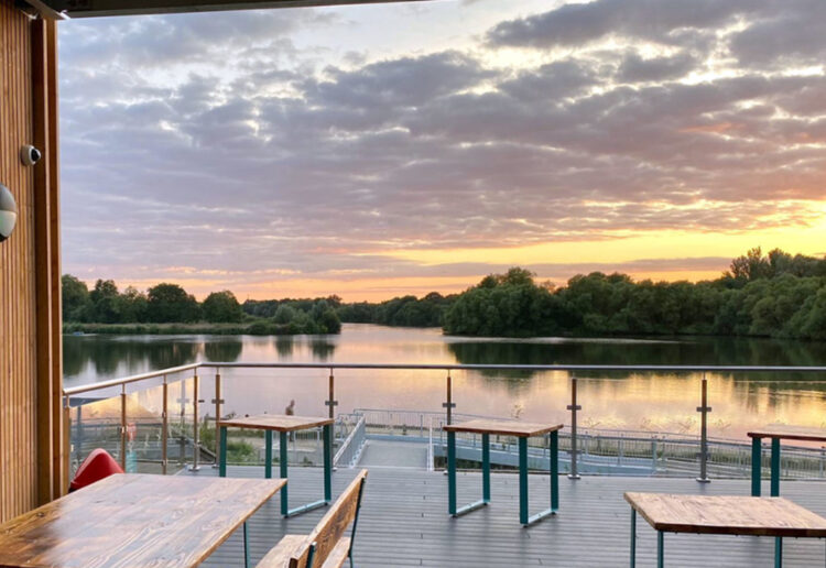 Sunset at Dinton Pastures. Pic; WBC.