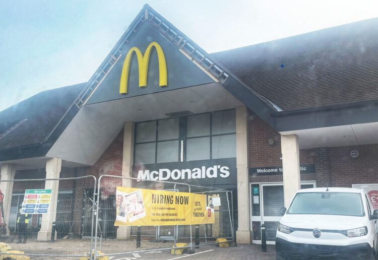 The 'Golden Arches' have appeared in Wokingham. Pic: Andrew Batt.