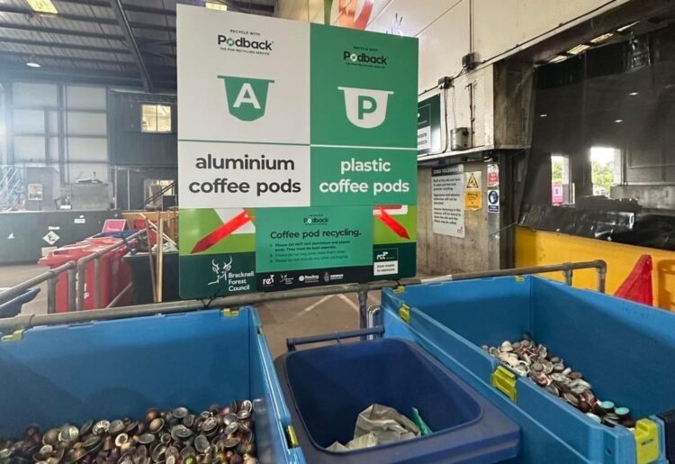 More than 3.5 million coffee pods, weighing a total of 54.4 tonnes, have now been recycled at the re3 recycling centres.