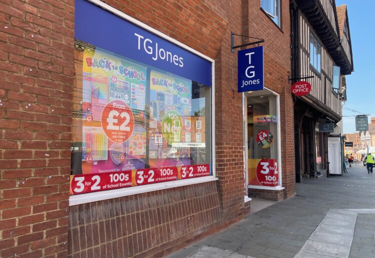 TG Jones in Market Place. Pic: Andrew Batt.