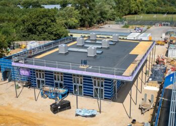 An aerial view of the school. Pic: WBC.