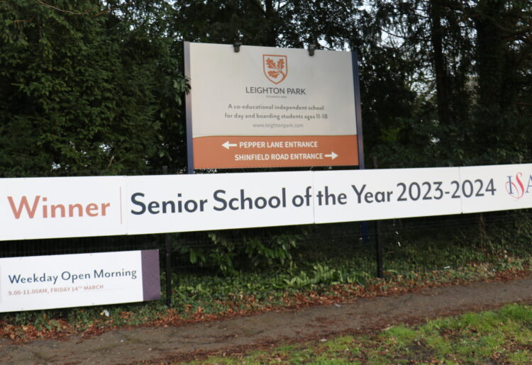 Students from Leighton Park School are celebrating as they collect A-Level results today, with the cohort seeing a 3% rise in A* grades.
