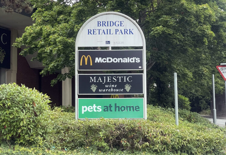 Bridge Retail Park on Finchampstead Road. Pic: Andrew Batt.