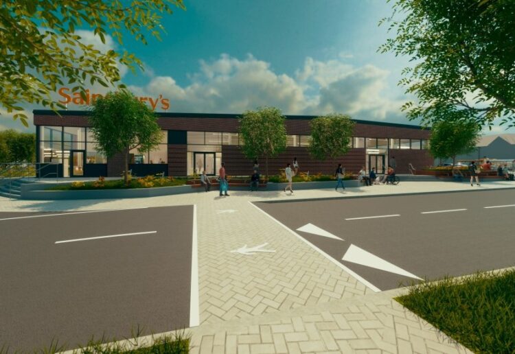 Plans for Sainsbury's, Arborfield Green.