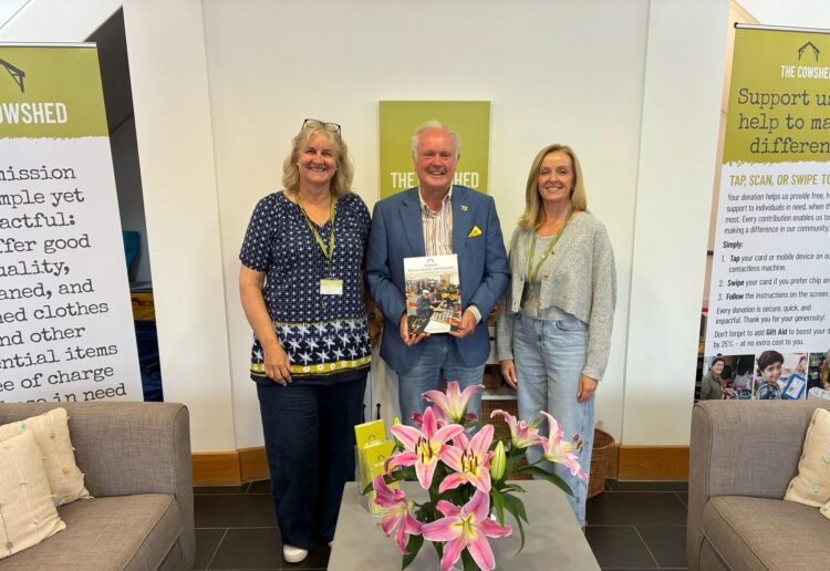 MP for Wokingham Clive Jones praised the work of The Cowshed following his summer visit to the crisis charity. Picture: Clive Jones team