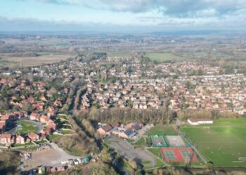 An aerial photo of Charvil. Pic: WBC.