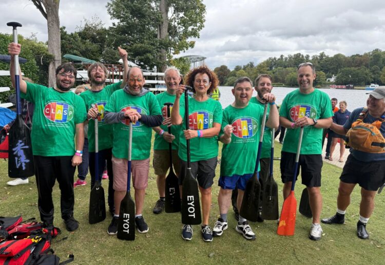 CLASP Wokingham smashed the bell boating race, coming first at Henley's Regatta for the DIsabled. Pictures: CLASP Wokingham