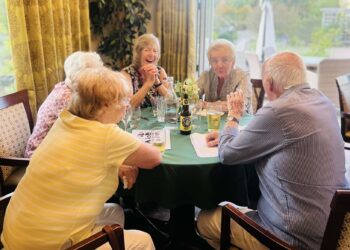 Quizzers at Shinfield View's family and friends event, joined residents for an evening of fun and food. Picture: Shinfield View