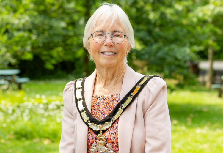 Wokingham borough mayor, Cllr Carol Jewell.