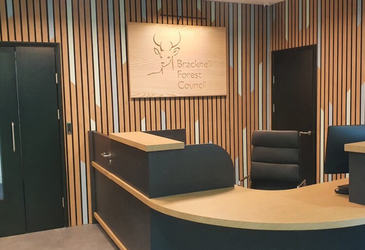 The new reception at Time Square in Market Street, Bracknell. Credit: Bracknell Forest Council