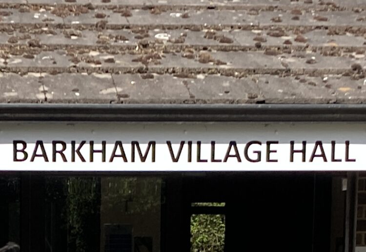Barkham Village Hall urgently needs a new treasurer. Can you help?
