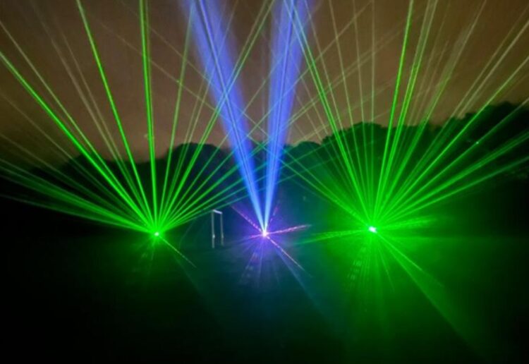 Dinton Pastures is putting on their very first laser light show. Picture courtesy of WBC