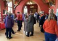 With just 10 minutes until the end of the event, there were still plenty of people in Wokingham Town Hall at the Volunteer Fair. Picture: Emma Merchant