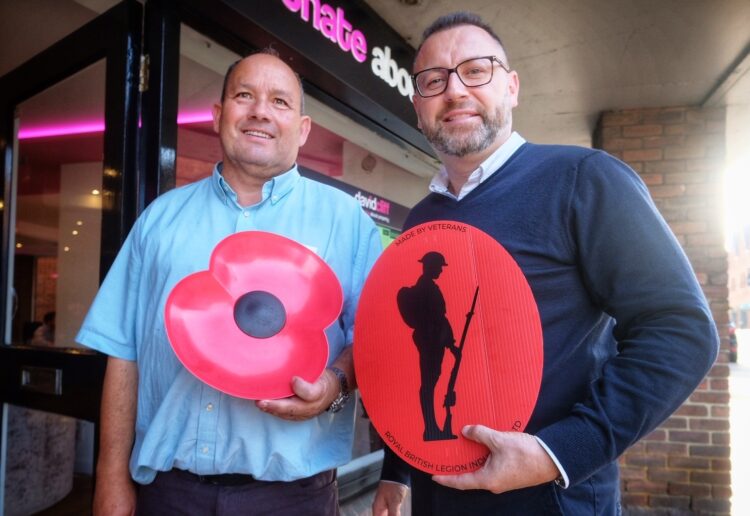 David Dunham (left) with David Cliff.