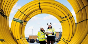 SGN are upgrading gas pipes, but some works were postponed. image: SGN.