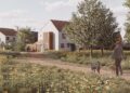 A CGI of what the 148 home development at Three Mile Cross south of Reading. Credit: Re-Format.