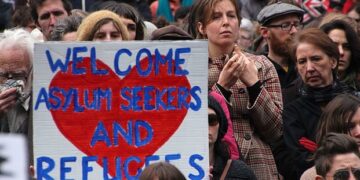 Refugee Action protest Picture: Wikimedia Commons