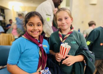 A Shinfield View care home movie night entertained residents, families and local Cub Scouts. Picture, Shinfield View