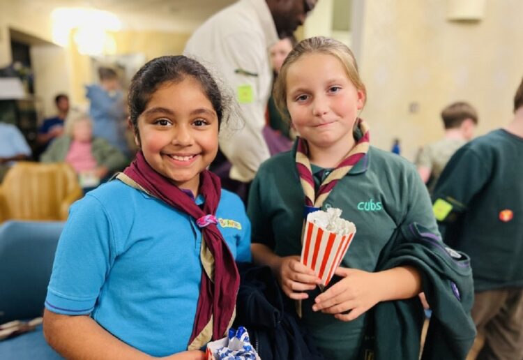 A Shinfield View care home movie night entertained residents, families and local Cub Scouts. Picture, Shinfield View