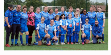Ashridge Park Women FC. Pic: Andrew Batt.