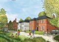 A sketch of what the 235 home development in Hayley Green, Warfield, Bracknell Forest could look like. Credit: Boyer