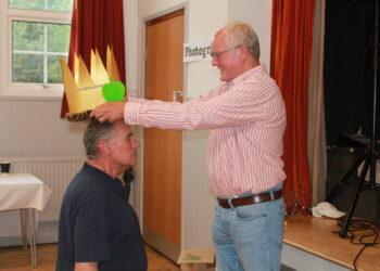David Woolford was one of the many award winners congratulated by Clive Jones MP. Pic: Lottie Sant.