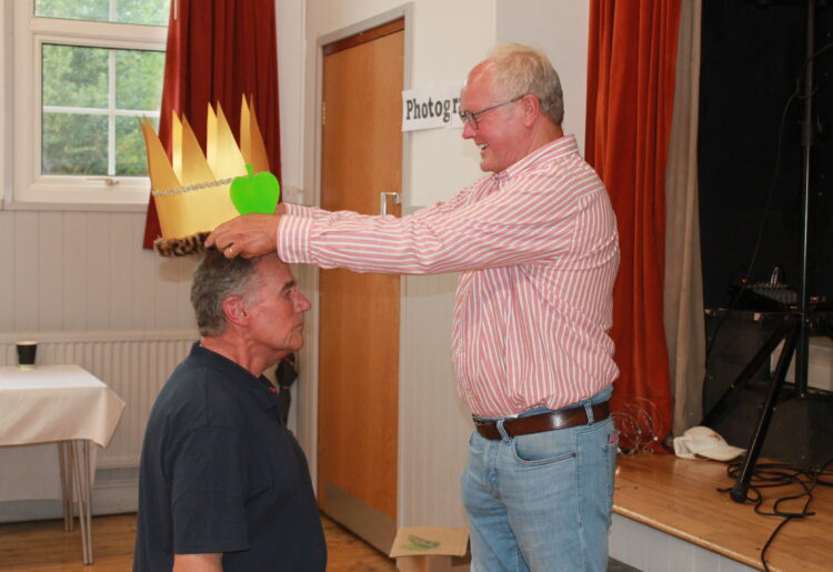 David Woolford was one of the many award winners congratulated by Clive Jones MP. Pic: Lottie Sant.