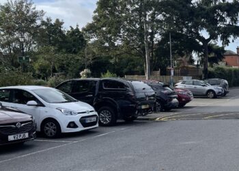 Cockpit Path car park in wokingham. Pic: Andrew Batt.
