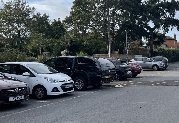 Cockpit Path car park in wokingham. Pic: Andrew Batt.