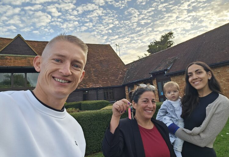 uReach directors (from left) Charlie Hiscox, Jo Iremonger and Steph Hiscox, after receiving the keys to the new uReach SEND centre in Sindlesham. Picture: uReach