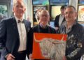 R YOUNG Art Gallery celebrated its fourth anniversary on Saturday with a live painting session and auction. Picture: R Young Gallery