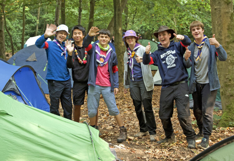 100 Berkshire Scouts attend selection camp for 26th World Scout Jamboree