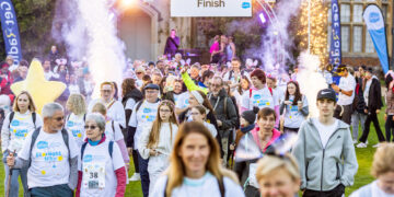 Around 300 people took part in this year's Sue Ryder Starlight Hike, to remember loved ones and raise funds for the charity. PIcture: Sue Ryder