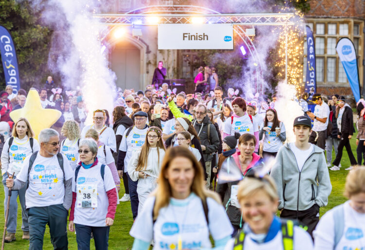 Around 300 people took part in this year's Sue Ryder Starlight Hike, to remember loved ones and raise funds for the charity. PIcture: Sue Ryder