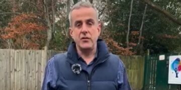 Councillor Charles Margetts (Conservative, Finchampstead) in a car park. He introduced a motion to introduce an hour of free parking at Wokingham Borough Council car parks. Credit: Wokingham Conservatives