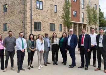The hand over of the affordable homes at the Coopers Hill site in Bracknell in August 2024. Credit: Vistry Group