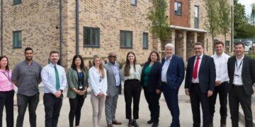 The hand over of the affordable homes at the Coopers Hill site in Bracknell in August 2024. Credit: Vistry Group
